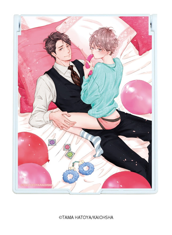 『鳩屋タマ先生』デカキャラミラー 01 / 風船デザイン